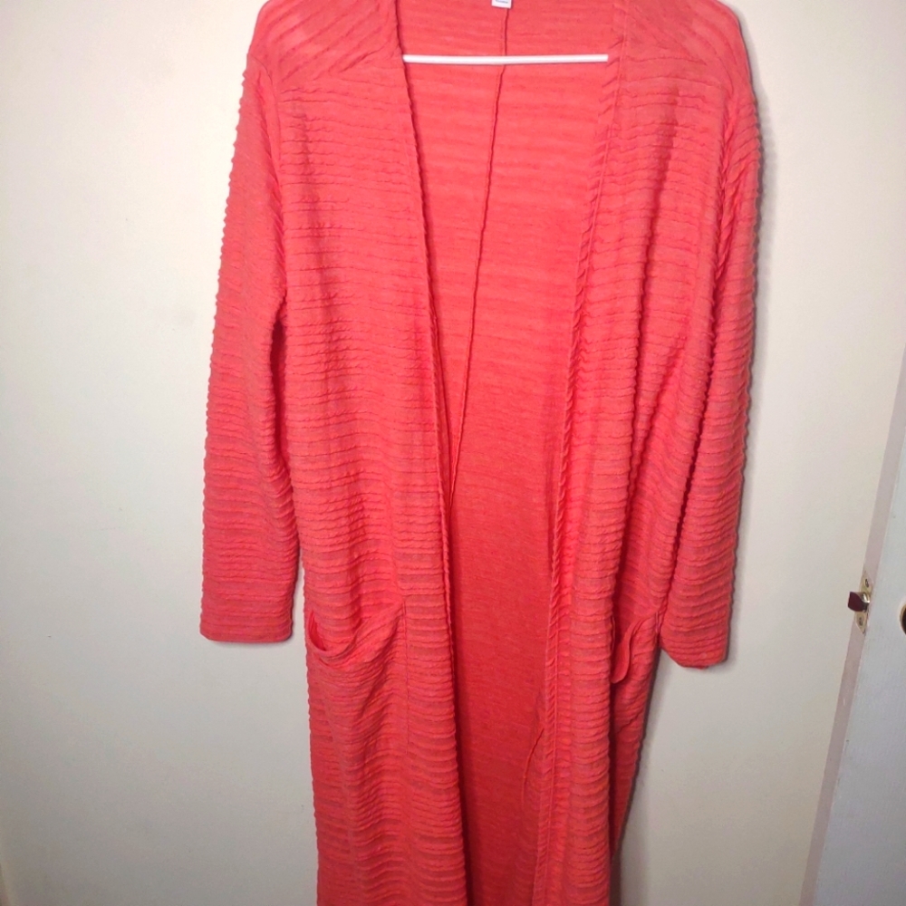 LuLaRoe Sarah Duster Cardigan with Pockets